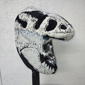 Underwraps T-Rex Fossil Hat Casual Halloween Costume Dress Up Play Black White